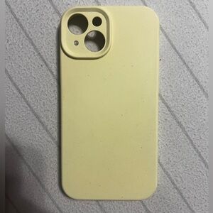 Light Butter Yellow iPhone 13 Liquid Silicone Case